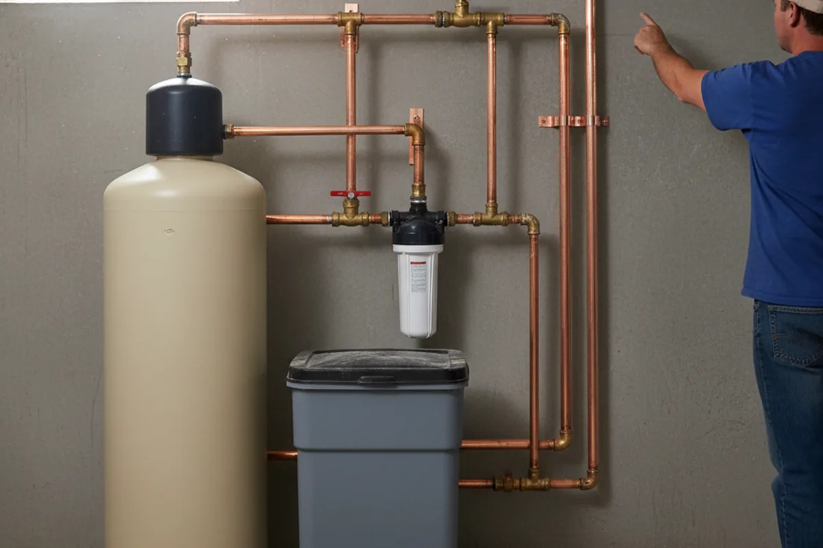Whole-house water treatment system installed in Maynard
